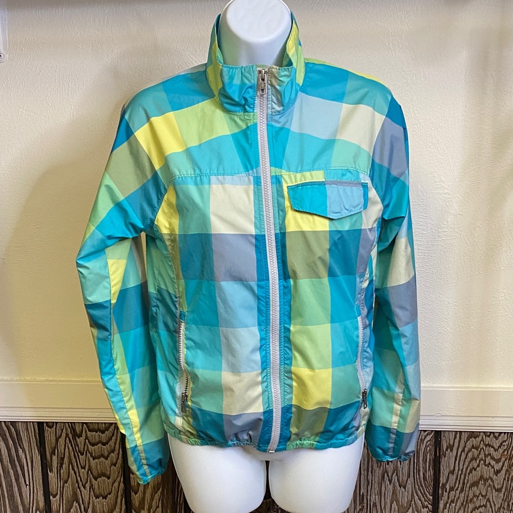 The North Face Multicolor Checkered Windbreaker Jacket